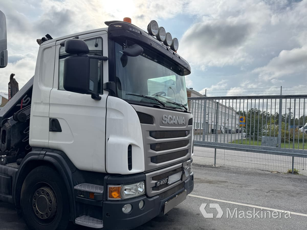 Lastväxlare Scania G400LB8X4*4HNA med HIAB kran - Hook-lift sunkvežimis, Sunkvežimis su kranu: foto 4 Lastväxlare Scania G400LB8X4*4HNA med HIAB kran - Hook-lift sunkvežimis, Sunkvežimis su kranu: foto 4