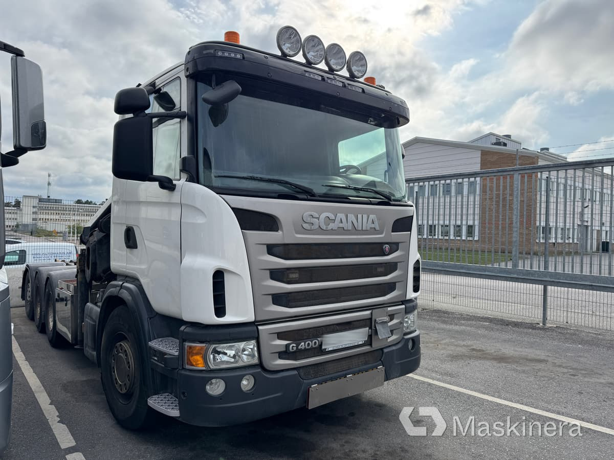 Lastväxlare Scania G400LB8X4*4HNA med HIAB kran - Hook-lift sunkvežimis, Sunkvežimis su kranu: foto 3 Lastväxlare Scania G400LB8X4*4HNA med HIAB kran - Hook-lift sunkvežimis, Sunkvežimis su kranu: foto 3