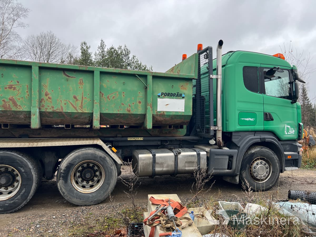 Hook-lift sunkvežimis Lastväxlare Scania R124GB8X4: foto 10