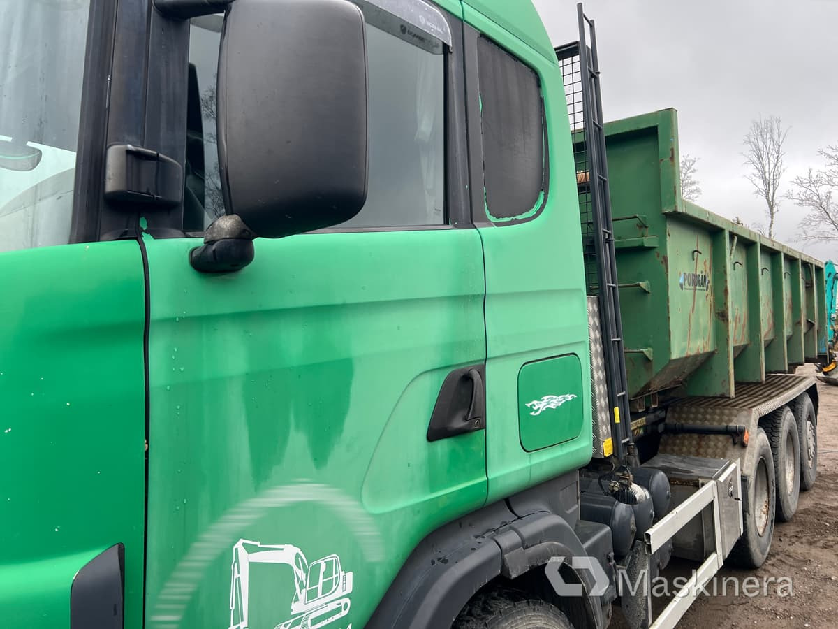 Hook-lift sunkvežimis Lastväxlare Scania R124GB8X4: foto 18