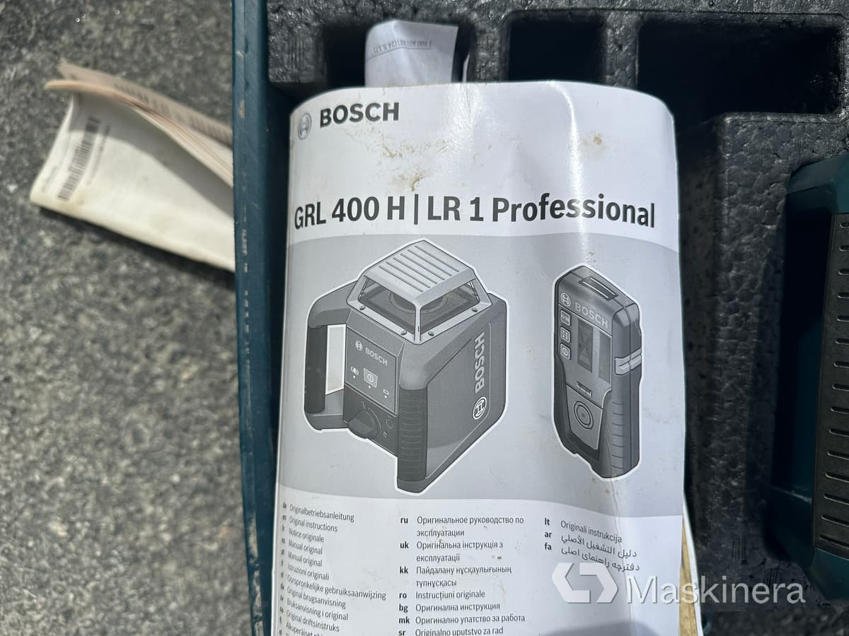Rotationslaser Bosch GRL 400 H Professional med stativ - Statybinė įranga: foto 2 Rotationslaser Bosch GRL 400 H Professional med stativ - Statybinė įranga: foto 2
