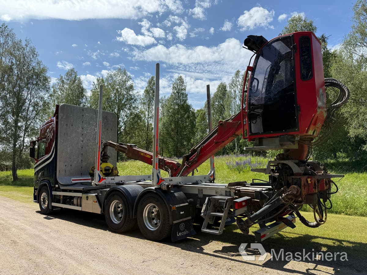 Timmerbil Scania R650B 6x4 NB med kran - Miškovežis: foto 4 Timmerbil Scania R650B 6x4 NB med kran - Miškovežis: foto 4