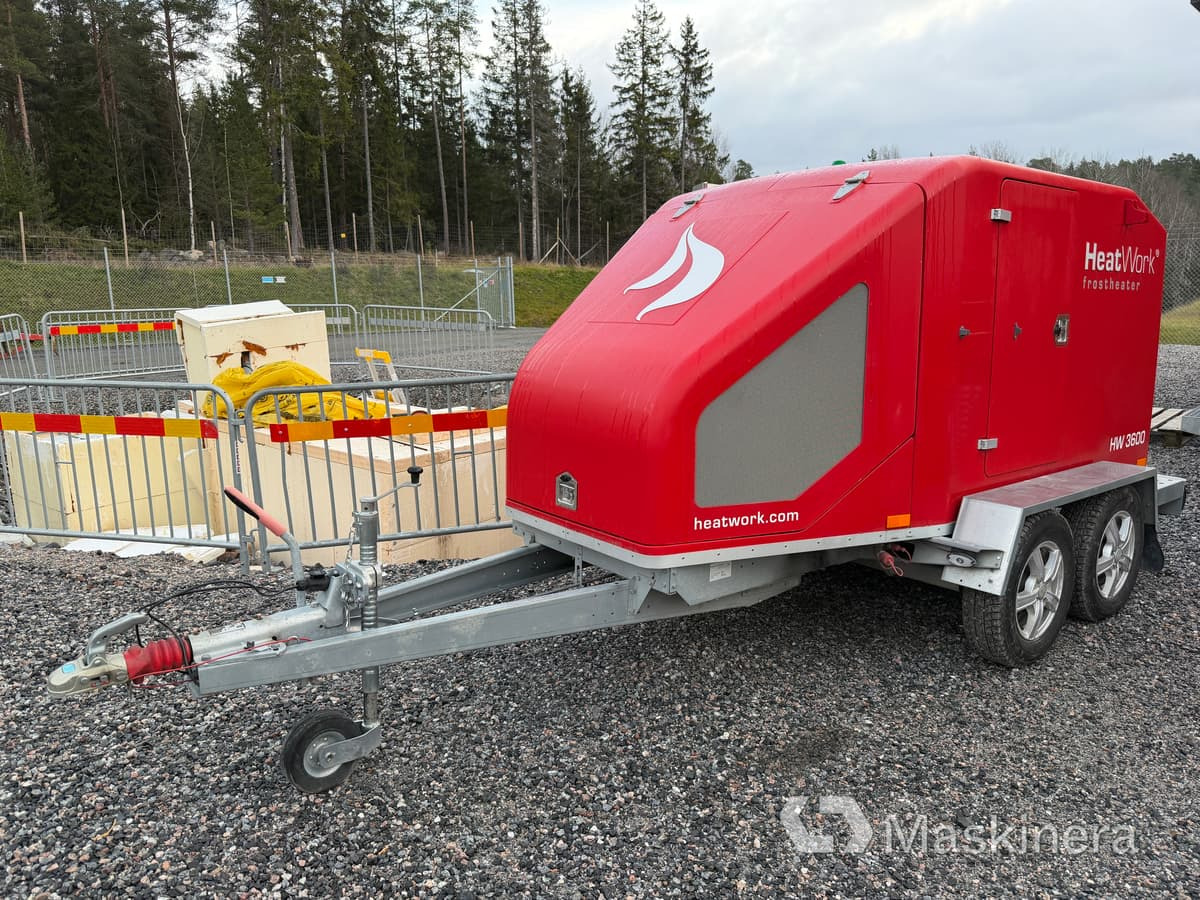 Tjältinare Heatwork HW 3600 - Statybinė įranga, Priekaba: foto 1 Tjältinare Heatwork HW 3600 - Statybinė įranga, Priekaba: foto 1