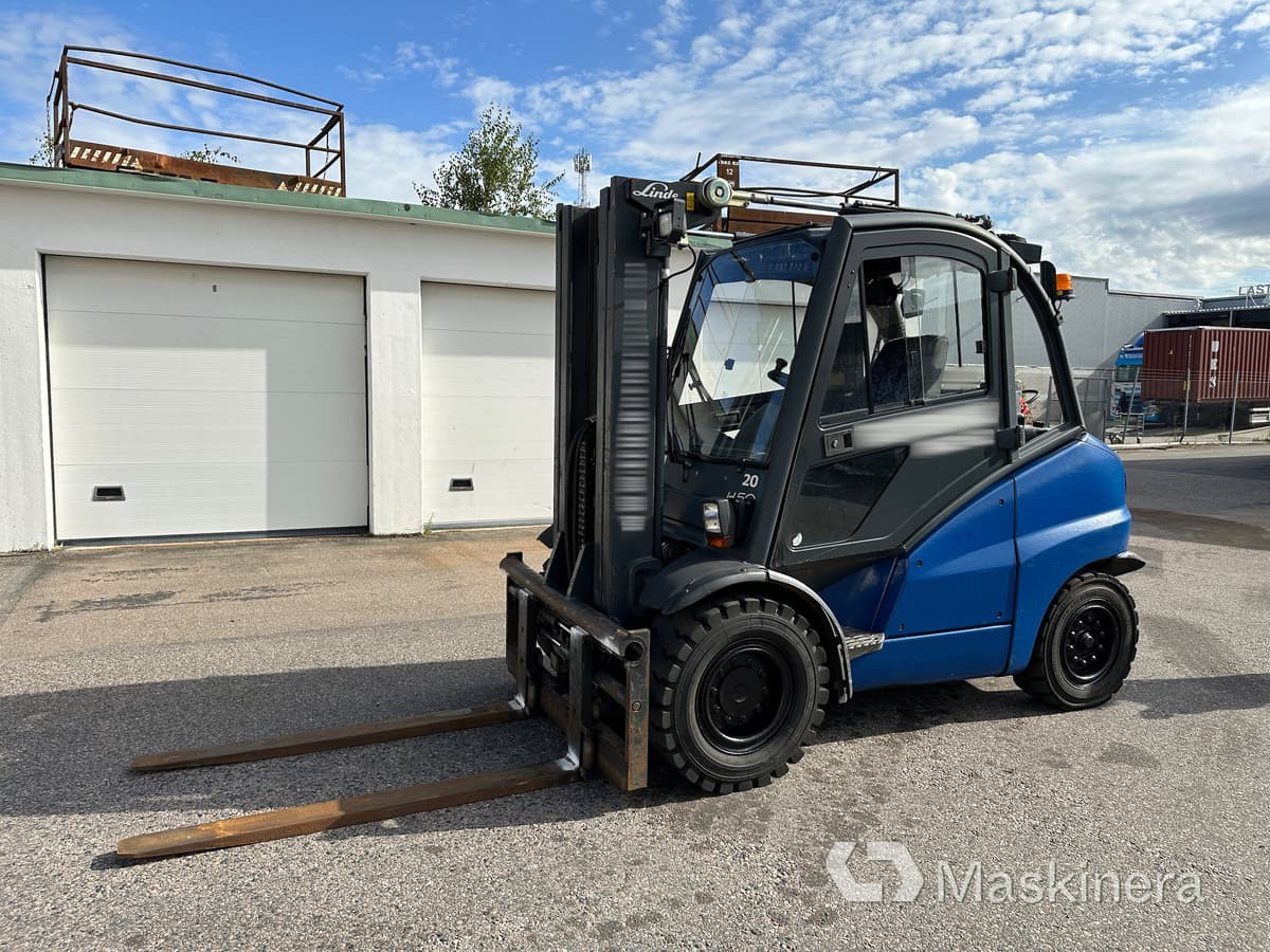Truck Linde H50D Triplex - Dyzelinis krautuvas: foto 1 Truck Linde H50D Triplex - Dyzelinis krautuvas: foto 1