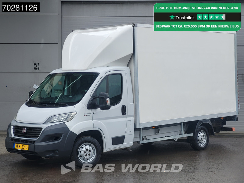 Fiat Ducato 130pk Euro6 Laadklep Bakwagen Zijdeur Airco Cruise Meubelbak Koffer 20m3 Airco Cruise control - Furgonas su krovinių dėže: foto 1 Fiat Ducato 130pk Euro6 Laadklep Bakwagen Zijdeur Airco Cruise Meubelbak Koffer 20m3 Airco Cruise control - Furgonas su krovinių dėže: foto 1