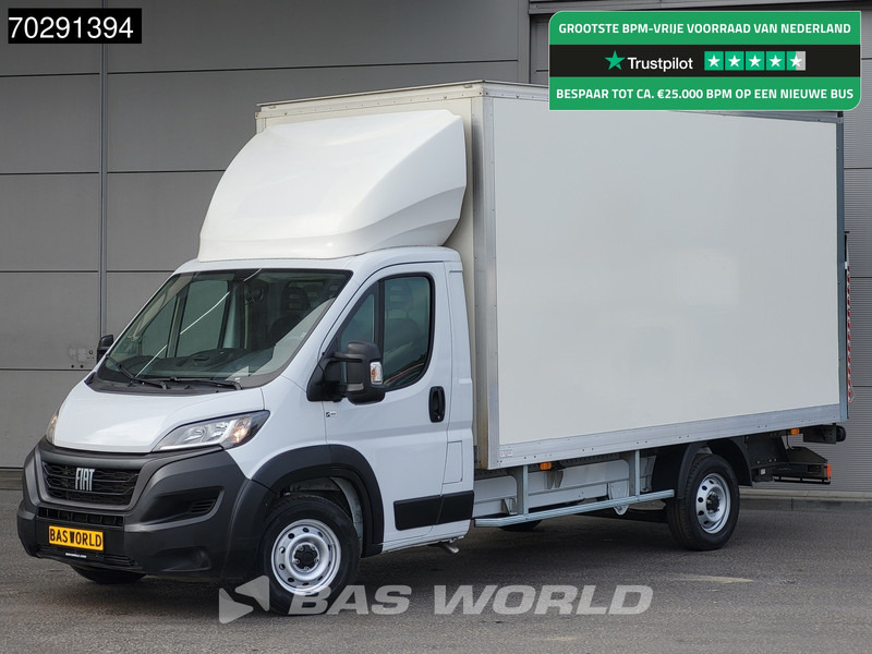 Furgonas su krovinių dėže Fiat Ducato 160PK Laadklep Bakwagen Airco Cruise Camera Uconnect-display D'Hollandia Euro6 Meubelbak Koffer 21m3 Airco Cruise control: foto 1