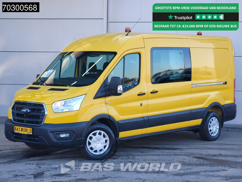 Ford Transit 130pk Dubbel Cabine 2x Schuifdeur L3H2 Trekhaak Airco Cruise Parkeersensoren Euro6 L3 DC Doka Mixto Airco Trekhaak Cruise contro - Mažas furgonas: foto 1 Ford Transit 130pk Dubbel Cabine 2x Schuifdeur L3H2 Trekhaak Airco Cruise Parkeersensoren Euro6 L3 DC Doka Mixto Airco Trekhaak Cruise contro - Mažas furgonas: foto 1