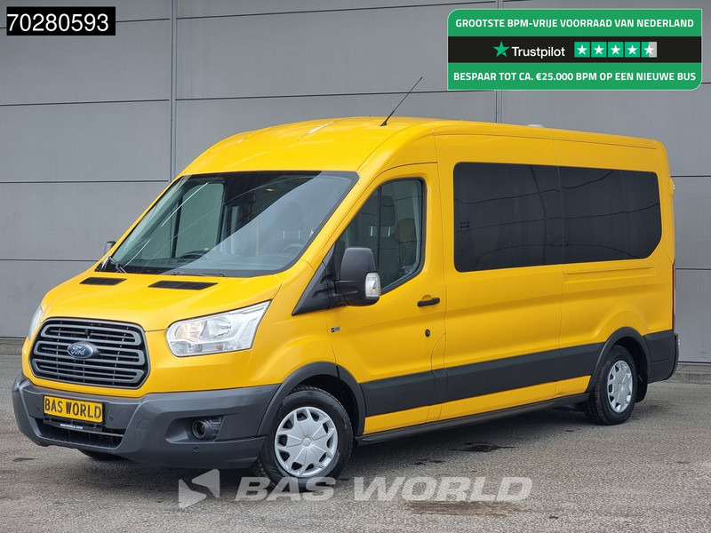Ford Transit 130pk Personenvervoer Luchtvering Taxi L3H2 Ramp Airco Cruise Parkeersensoren Euro6 Kombi Tourer 11m3 Airco Cruise control - Mikroautobusas, Keleivinis furgonas: foto 1 Ford Transit 130pk Personenvervoer Luchtvering Taxi L3H2 Ramp Airco Cruise Parkeersensoren Euro6 Kombi Tourer 11m3 Airco Cruise control - Mikroautobusas, Keleivinis furgonas: foto 1