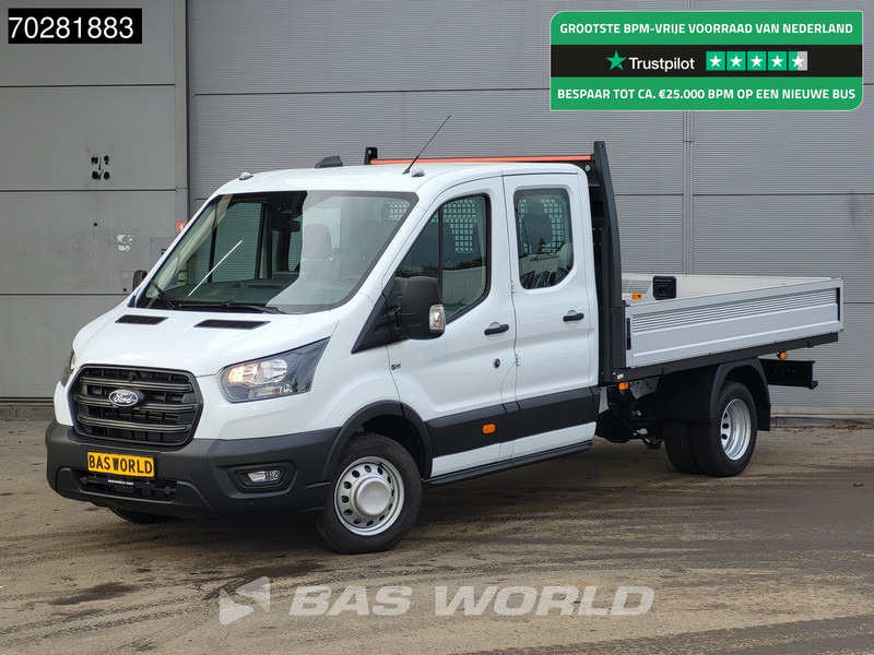 Ford Transit 165pk Automaat Dubbel Cabine Open Laadbak 3,5t Trekhaak Dubbellucht 165PK Airco Cruise Camera Parkeersensoren Euro6 Pritsche Pic - Bortinis automobilis: foto 1 Ford Transit 165pk Automaat Dubbel Cabine Open Laadbak 3,5t Trekhaak Dubbellucht 165PK Airco Cruise Camera Parkeersensoren Euro6 Pritsche Pic - Bortinis automobilis: foto 1