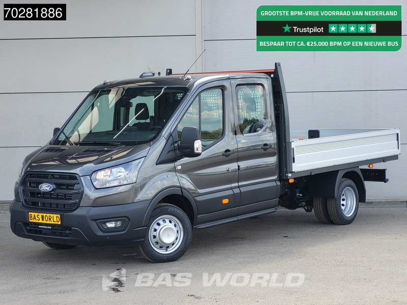 Ford Transit 170pk Automaat Dubbel Cabine 3500kg Trekhaak Open Laadbak Pritsche SYNC4 scherm Camera Airco Trekhaak Cruise control - Bortinis automobilis: foto 1 Ford Transit 170pk Automaat Dubbel Cabine 3500kg Trekhaak Open Laadbak Pritsche SYNC4 scherm Camera Airco Trekhaak Cruise control - Bortinis automobilis: foto 1