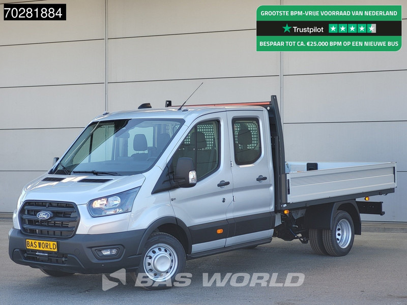 Ford Transit 170pk Automaat Dubbel Cabine 3500kg Trekhaak Open Laadbak Pritsche SYNC4 scherm CarPlay Camera Airco Trekhaak Cruise control - Bortinis automobilis: foto 1 Ford Transit 170pk Automaat Dubbel Cabine 3500kg Trekhaak Open Laadbak Pritsche SYNC4 scherm CarPlay Camera Airco Trekhaak Cruise control - Bortinis automobilis: foto 1