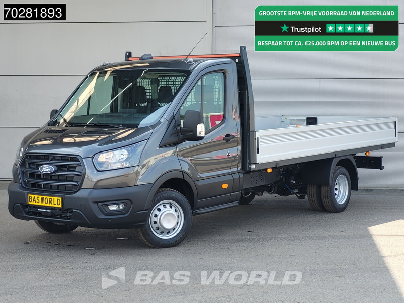 Ford Transit 170pk Open Laadbak Dubbellucht 3,5t Trekhaak Airco Cruise Camera Euro6 Pritsche Pickup Open Box Airco Trekhaak Cruise control - Bortinis automobilis: foto 1 Ford Transit 170pk Open Laadbak Dubbellucht 3,5t Trekhaak Airco Cruise Camera Euro6 Pritsche Pickup Open Box Airco Trekhaak Cruise control - Bortinis automobilis: foto 1
