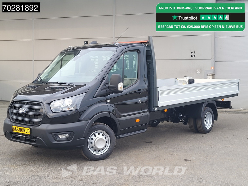 Ford Transit 170pk Open Laadbak Dubbellucht 3,5t Trekhaak Airco Cruise Camera SYNC4 scherm Euro6 Pritsche Pickup Open Box Airco Trekhaak Crui - Bortinis automobilis: foto 1 Ford Transit 170pk Open Laadbak Dubbellucht 3,5t Trekhaak Airco Cruise Camera SYNC4 scherm Euro6 Pritsche Pickup Open Box Airco Trekhaak Crui - Bortinis automobilis: foto 1