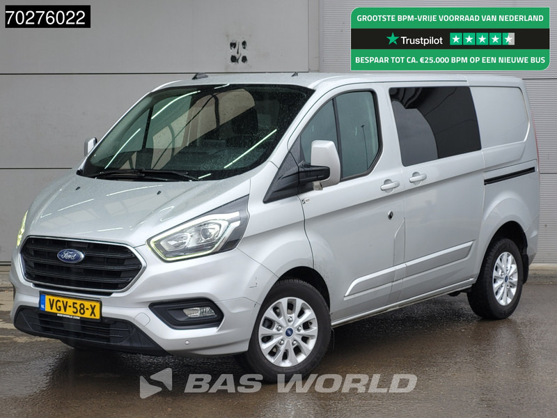 Ford Transit Custom 130PK Dubbel Cabine Automaat L1H1 LED Navi Trekhaak Camera Parkeersensoren Airco Cruise Doka Mixto L1 3Ton Airco Dubbel cabine T - Mažas furgonas: foto 1 Ford Transit Custom 130PK Dubbel Cabine Automaat L1H1 LED Navi Trekhaak Camera Parkeersensoren Airco Cruise Doka Mixto L1 3Ton Airco Dubbel cabine T - Mažas furgonas: foto 1