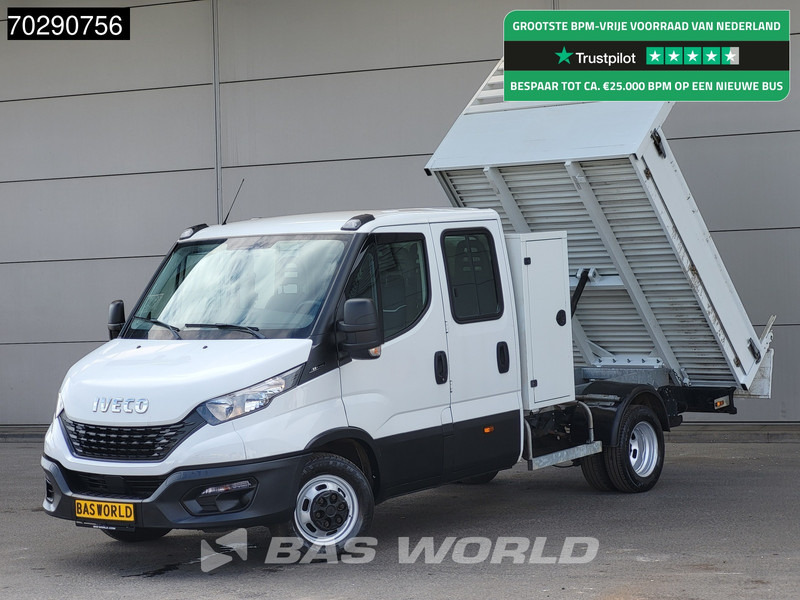 Iveco Daily 35C14 Kipper met Kist Dubbel Cabine Dubbellucht 3,5t Trekhaak Airco Cruise Euro6 Kieper Tipper Benne 2m3 Airco Trekhaak Cruise c - Mažas savivartis: foto 1 Iveco Daily 35C14 Kipper met Kist Dubbel Cabine Dubbellucht 3,5t Trekhaak Airco Cruise Euro6 Kieper Tipper Benne 2m3 Airco Trekhaak Cruise c - Mažas savivartis: foto 1
