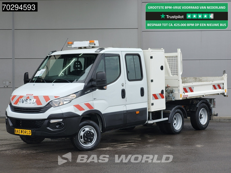 Iveco Daily 35C15 3.0L Kipper met Kist Maxicargo Airco Cruise Camera Euro6 Tipper Benne Kieper 2m3 Airco Dubbel cabine Cruise control - Mažas savivartis: foto 1 Iveco Daily 35C15 3.0L Kipper met Kist Maxicargo Airco Cruise Camera Euro6 Tipper Benne Kieper 2m3 Airco Dubbel cabine Cruise control - Mažas savivartis: foto 1