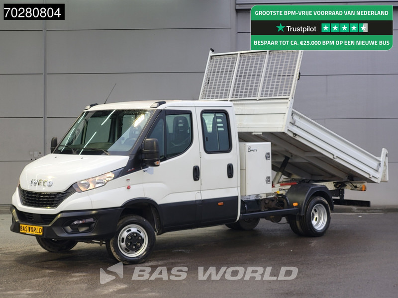 Iveco Daily 35C16 3.0L Kipper Dubbel Cabine met Kist 3,5t trekhaak Dubbellucht Navi Airco Cruise Tipper Benne Kieper Airco Dubbel cabine Tre - Mažas savivartis: foto 1 Iveco Daily 35C16 3.0L Kipper Dubbel Cabine met Kist 3,5t trekhaak Dubbellucht Navi Airco Cruise Tipper Benne Kieper Airco Dubbel cabine Tre - Mažas savivartis: foto 1