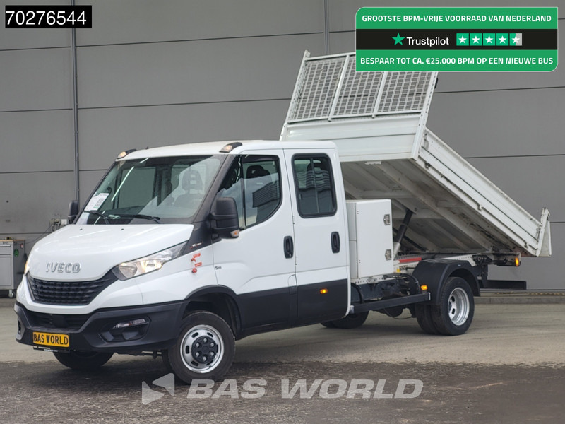 Iveco Daily 35C16 3.0L Kipper Dubbel Cabine met Kist Dubbellucht 3,5t Trekhaak Airco Cruise Tipper Benne Kieper Airco Dubbel cabine Trekhaak - Mažas savivartis: foto 1 Iveco Daily 35C16 3.0L Kipper Dubbel Cabine met Kist Dubbellucht 3,5t Trekhaak Airco Cruise Tipper Benne Kieper Airco Dubbel cabine Trekhaak - Mažas savivartis: foto 1