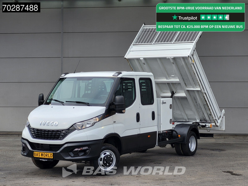 Iveco Daily 35C16 3.0L Kipper met Kist Dubbel Cabine 3,5t Trekhaak Airco Cruise Euro6 Kieper Tipper Benne 2m3 Airco Trekhaak Cruise control - Mažas savivartis: foto 1 Iveco Daily 35C16 3.0L Kipper met Kist Dubbel Cabine 3,5t Trekhaak Airco Cruise Euro6 Kieper Tipper Benne 2m3 Airco Trekhaak Cruise control - Mažas savivartis: foto 1