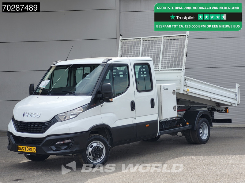 Iveco Daily 35C16 3.0L Kipper met Kist Dubbel Cabine Dubbellucht 3,5t Trekhaak Airco Cruise Euro6 Tipper Benne Kieper 2m3 Airco Trekhaak Cru - Mažas savivartis: foto 1 Iveco Daily 35C16 3.0L Kipper met Kist Dubbel Cabine Dubbellucht 3,5t Trekhaak Airco Cruise Euro6 Tipper Benne Kieper 2m3 Airco Trekhaak Cru - Mažas savivartis: foto 1