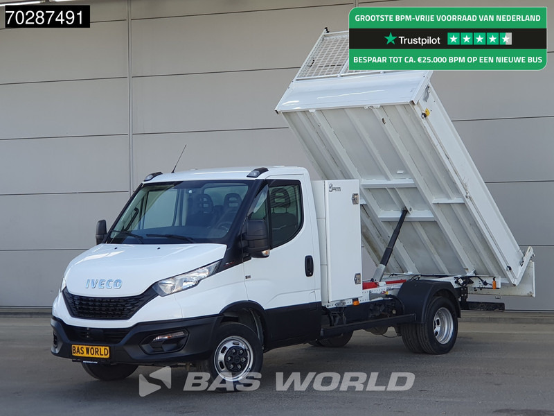 Iveco Daily 35C16 3.0L Kipper met Kist Dubbellucht 3,5t Trekhaak Navi Airco Cruise Camera Euro6 Tipper Benne Kieper 2m3 Airco Trekhaak Cruis - Mažas savivartis: foto 1 Iveco Daily 35C16 3.0L Kipper met Kist Dubbellucht 3,5t Trekhaak Navi Airco Cruise Camera Euro6 Tipper Benne Kieper 2m3 Airco Trekhaak Cruis - Mažas savivartis: foto 1