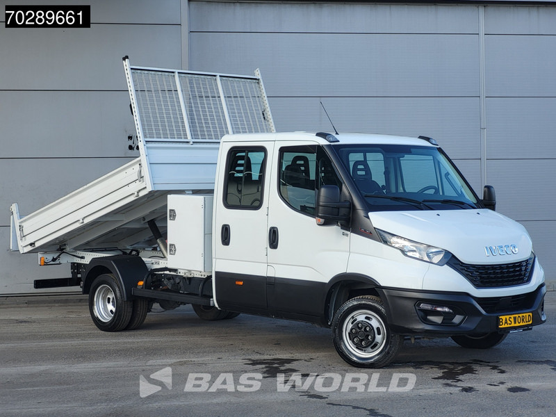 Bortinis automobilis Iveco Daily 35C16 3.0L Open Laadbak met Kist Dubbel Cabine Dubbellucht 3,5t Trekhaak Airco Cruise Euro6 Pritsche Pickup Open Box 2m3 Airco T: foto 6