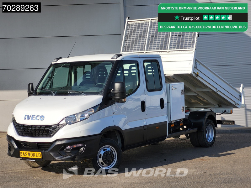 Iveco Daily 35C16 3.0L Open Laadbak met Kist Dubbel Cabine Dubbellucht 3,5t Trekhaak Navi Airco Cruise Camera Euro6 Pritsche Pickup Open Box - Bortinis automobilis: foto 1 Iveco Daily 35C16 3.0L Open Laadbak met Kist Dubbel Cabine Dubbellucht 3,5t Trekhaak Navi Airco Cruise Camera Euro6 Pritsche Pickup Open Box - Bortinis automobilis: foto 1