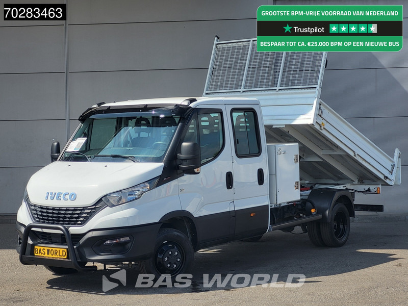 Iveco Daily 35C16 3.0L Special Edition Kipper met Kist Dubbel Cabine Dubbellucht 3,5t Trekhaak Airco Cruise Euro6 Tipper Benne Kieper Airco - Mažas savivartis: foto 1 Iveco Daily 35C16 3.0L Special Edition Kipper met Kist Dubbel Cabine Dubbellucht 3,5t Trekhaak Airco Cruise Euro6 Tipper Benne Kieper Airco - Mažas savivartis: foto 1