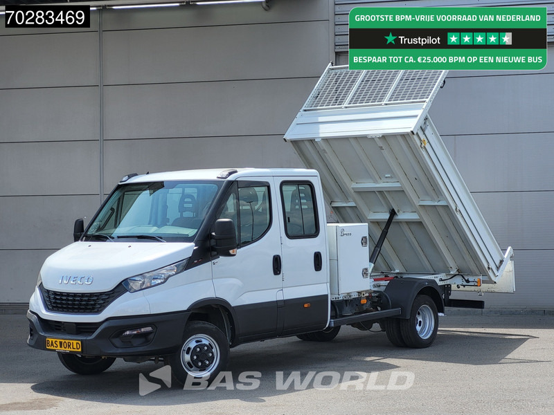 Iveco Daily 35C16 Kipper met Kist Dubbel Cabine Dubbellucht 3,5t Trekhaak Navi Airco Cruise Camera Euro6 Kieper Tipper Benne 2m3 Airco Trekh - Mažas savivartis: foto 1 Iveco Daily 35C16 Kipper met Kist Dubbel Cabine Dubbellucht 3,5t Trekhaak Navi Airco Cruise Camera Euro6 Kieper Tipper Benne 2m3 Airco Trekh - Mažas savivartis: foto 1