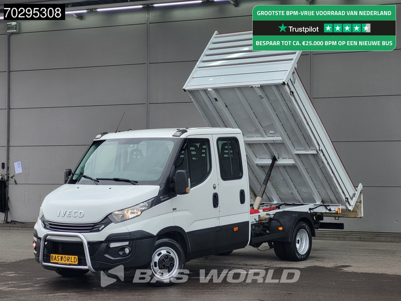 Iveco Daily 35C18 3.0L Automaat Kipper Dubbellucht 3,5t Trekhaak 180PK Airco Cruise Euro6 Kieper Tipper Benne 2m3 Airco Trekhaak Cruise cont - Mažas savivartis: foto 1 Iveco Daily 35C18 3.0L Automaat Kipper Dubbellucht 3,5t Trekhaak 180PK Airco Cruise Euro6 Kieper Tipper Benne 2m3 Airco Trekhaak Cruise cont - Mažas savivartis: foto 1