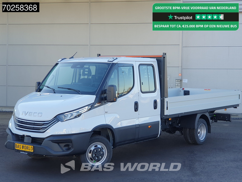 Iveco Daily 35C21 3.0L Automaat 210PK 2025-Model Open laadbak Dubbel Cabine Dubbellucht CarPlay ACC LED 3,5T Trekvermogen Euro6 Pritsche Pic - Bortinis automobilis: foto 1 Iveco Daily 35C21 3.0L Automaat 210PK 2025-Model Open laadbak Dubbel Cabine Dubbellucht CarPlay ACC LED 3,5T Trekvermogen Euro6 Pritsche Pic - Bortinis automobilis: foto 1