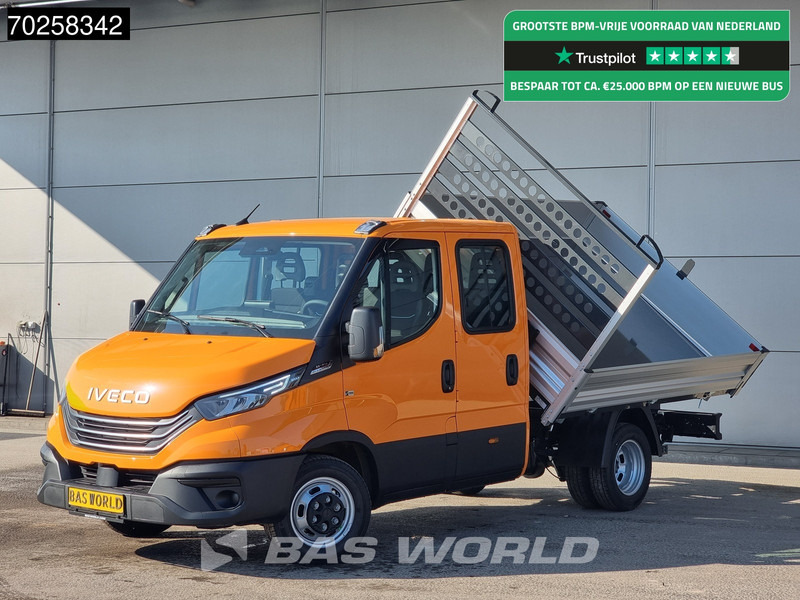 Iveco Daily 35C21 3-Zijdige Kipper Dubbel Cabine 210PK 3.0L Dubbellucht 3,5t Trekhaak ACC Airco LED Camera CarPlay Euro6 Tipper Benne Kieper - Mažas savivartis: foto 1 Iveco Daily 35C21 3-Zijdige Kipper Dubbel Cabine 210PK 3.0L Dubbellucht 3,5t Trekhaak ACC Airco LED Camera CarPlay Euro6 Tipper Benne Kieper - Mažas savivartis: foto 1