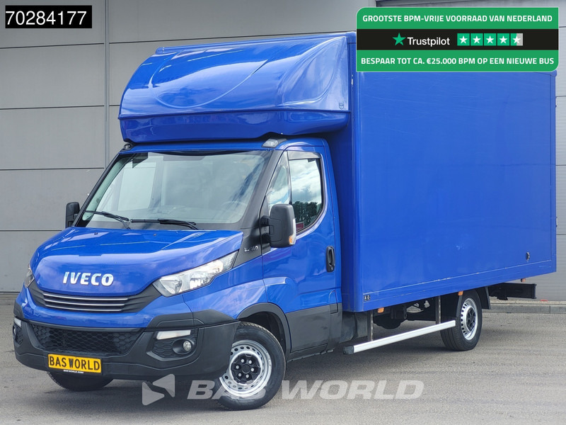 Iveco Daily 35S14 Automaat Bakwagen Achterdeuren 488cm lang! Airco Cruise Camera Euro6 Meubelbak Koffer 24m3 Airco Cruise control - Furgonas su krovinių dėže: foto 1 Iveco Daily 35S14 Automaat Bakwagen Achterdeuren 488cm lang! Airco Cruise Camera Euro6 Meubelbak Koffer 24m3 Airco Cruise control - Furgonas su krovinių dėže: foto 1