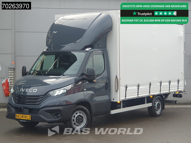 Iveco Daily 35S18 3.0L Automaat Schuifzeilen Laadklep 2025-Model ACC LED Navi 3,5t Trekvermogen Euro6 Schuifzeil Zeilen Meubelbak Bakwagen K - Tentinis mikroautobusas: foto 1 Iveco Daily 35S18 3.0L Automaat Schuifzeilen Laadklep 2025-Model ACC LED Navi 3,5t Trekvermogen Euro6 Schuifzeil Zeilen Meubelbak Bakwagen K - Tentinis mikroautobusas: foto 1