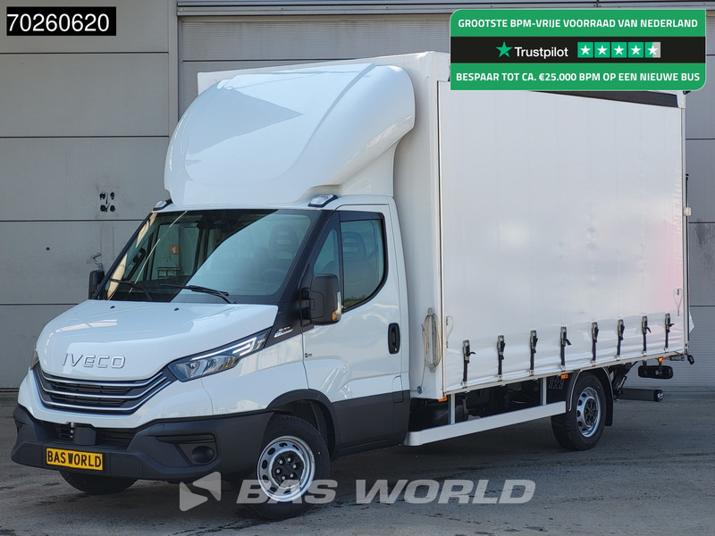 Iveco Daily 35S21 210PK Automaat Schuifzeilen met Laadklep ACC LED Bakwagen Schuifzeil Zeilen Koffer Meubelbak 23m3 Airco - Tentinis mikroautobusas: foto 1 Iveco Daily 35S21 210PK Automaat Schuifzeilen met Laadklep ACC LED Bakwagen Schuifzeil Zeilen Koffer Meubelbak 23m3 Airco - Tentinis mikroautobusas: foto 1