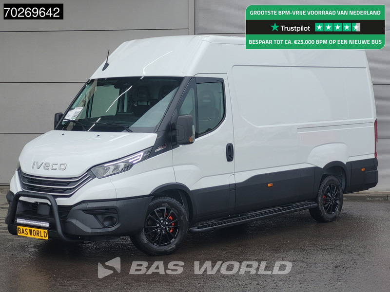 Iveco Daily 35S21 3.0L Automaat Black Edition 2025 model L2H2 Trekhaak Tacho ACC LED CarPlay Velgen Camera 12m3 Airco Trekhaak - Krovininis mikroautobusas: foto 1 Iveco Daily 35S21 3.0L Automaat Black Edition 2025 model L2H2 Trekhaak Tacho ACC LED CarPlay Velgen Camera 12m3 Airco Trekhaak - Krovininis mikroautobusas: foto 1