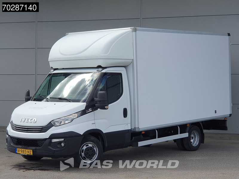 Iveco Daily 40C18 3.0L Automaat Bakwagen Navi Airco Cruise Euro6 Schuifzeilen Plane Meubelbak Koffer 21m3 Airco Trekhaak Cruise control - Furgonas su krovinių dėže: foto 2 Iveco Daily 40C18 3.0L Automaat Bakwagen Navi Airco Cruise Euro6 Schuifzeilen Plane Meubelbak Koffer 21m3 Airco Trekhaak Cruise control - Furgonas su krovinių dėže: foto 2