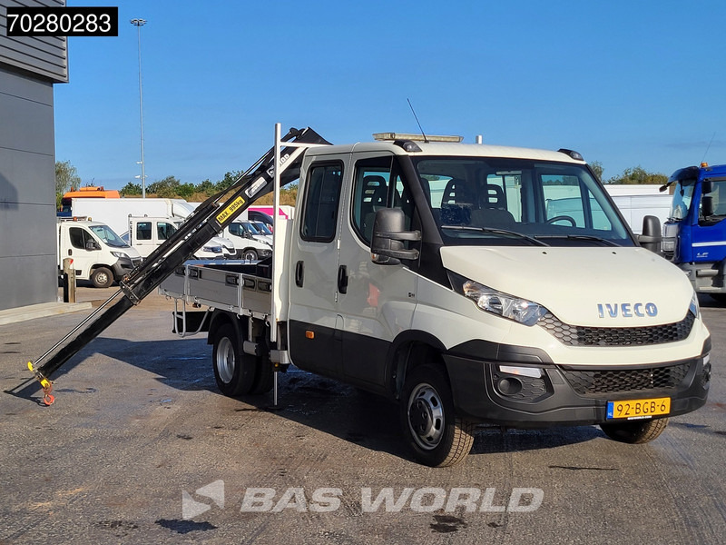 Iveco Daily 50C17 3,0L Automaat HIAB 017T-2 DC Open laadbak Kraan Dubbellucht Airco Euro6 Pickup Crane Kraanwagen Pritsche Airco Dubbel cabi - Bortinis automobilis: foto 3 Iveco Daily 50C17 3,0L Automaat HIAB 017T-2 DC Open laadbak Kraan Dubbellucht Airco Euro6 Pickup Crane Kraanwagen Pritsche Airco Dubbel cabi - Bortinis automobilis: foto 3