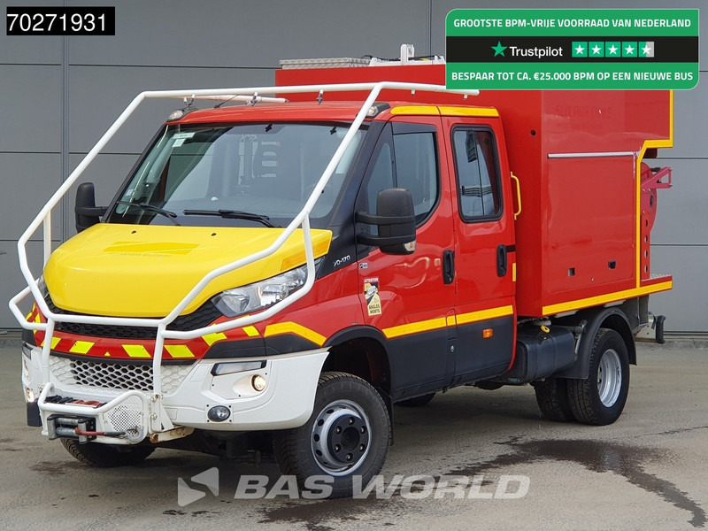 Iveco Daily 70C17 4x4 Achleitner Firetruck Brandweerwagen AWD Allrad Camper 1200liter Airco Dubbel cabine Trekhaak Cruise control - Greitosios pagalbos automobilis: foto 1 Iveco Daily 70C17 4x4 Achleitner Firetruck Brandweerwagen AWD Allrad Camper 1200liter Airco Dubbel cabine Trekhaak Cruise control - Greitosios pagalbos automobilis: foto 1