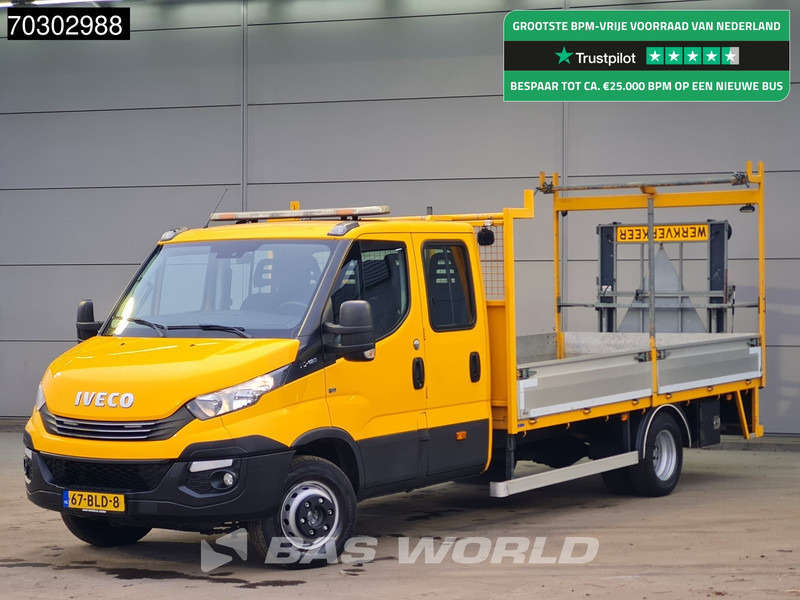 Iveco Daily 70C18 3.0L Automaat 452cmOpen Laadbak Dubbel Cabine Dubbellucht 3,5t Trekhaak Navi Airco Cruise Camera Zwaailamp Euro6 Pritsche - Bortinis automobilis: foto 1 Iveco Daily 70C18 3.0L Automaat 452cmOpen Laadbak Dubbel Cabine Dubbellucht 3,5t Trekhaak Navi Airco Cruise Camera Zwaailamp Euro6 Pritsche - Bortinis automobilis: foto 1