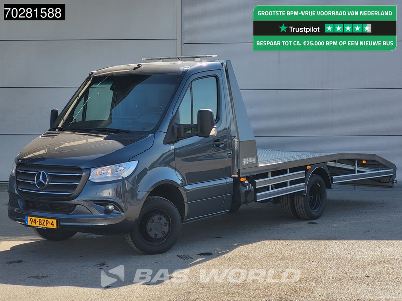 Mercedes-Benz Sprinter 519 3.0L V6 Autotransporter Oprijwagen Lier Trekhaak Navi Airco Cruise MBUX Euro6 Cartransporter Airco Trekhaak Cruise control - Komercinis automobilis: foto 1 Mercedes-Benz Sprinter 519 3.0L V6 Autotransporter Oprijwagen Lier Trekhaak Navi Airco Cruise MBUX Euro6 Cartransporter Airco Trekhaak Cruise control - Komercinis automobilis: foto 1