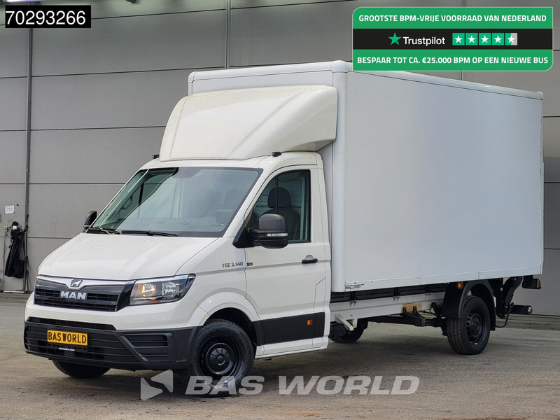 MAN TGE 3.140 Automaat Laadklep Bakwagen Airco Cruise Camera Euro6 Meubelbak Koffer 20m3 Airco Cruise control - Furgonas su krovinių dėže: foto 1 MAN TGE 3.140 Automaat Laadklep Bakwagen Airco Cruise Camera Euro6 Meubelbak Koffer 20m3 Airco Cruise control - Furgonas su krovinių dėže: foto 1