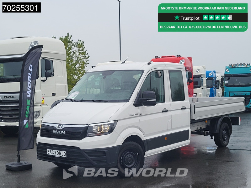MAN TGE 3.140 Automatik Pritsche AHK Doppel Kabine Klima Tempomat Pickup Airco Trekhaak Cruise control - Bortinis automobilis: foto 1 MAN TGE 3.140 Automatik Pritsche AHK Doppel Kabine Klima Tempomat Pickup Airco Trekhaak Cruise control - Bortinis automobilis: foto 1