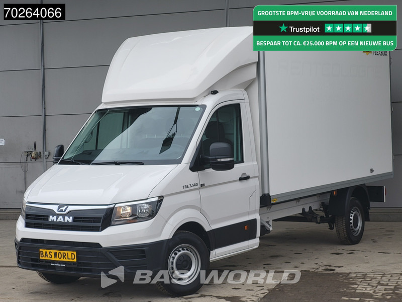 MAN TGE 3.140 Bakwagen met achterdeuren Nieuw!! Airco Meubelbak Koffer 17m3 Airco - Furgonas su krovinių dėže: foto 1 MAN TGE 3.140 Bakwagen met achterdeuren Nieuw!! Airco Meubelbak Koffer 17m3 Airco - Furgonas su krovinių dėže: foto 1