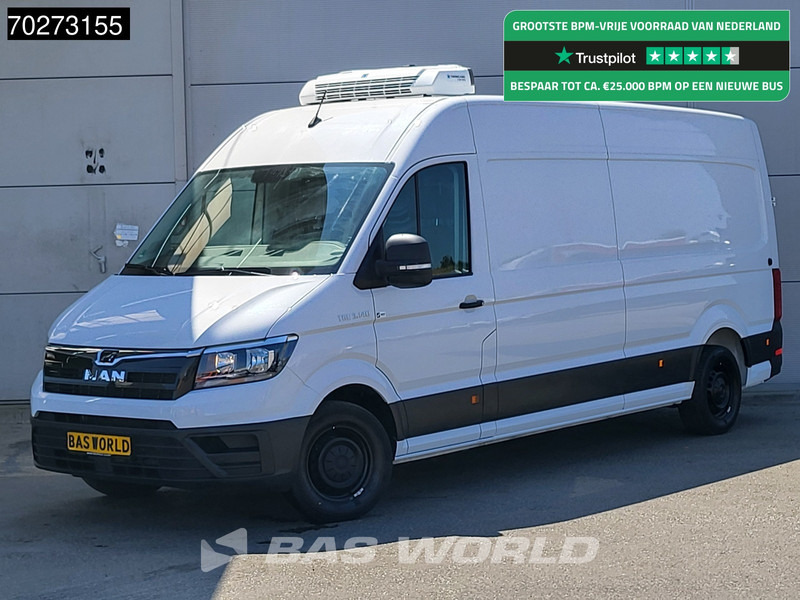 MAN TGE 3.140 Koelwagen Automaat Thermo King V-300 MAX L4H3 230V Stekker Camera Airco Parkeersensoren L3H2 Koel Koeler Kühl Kühl Kühlwagen Eur - Furgonas šaldytuvas: foto 1 MAN TGE 3.140 Koelwagen Automaat Thermo King V-300 MAX L4H3 230V Stekker Camera Airco Parkeersensoren L3H2 Koel Koeler Kühl Kühl Kühlwagen Eur - Furgonas šaldytuvas: foto 1