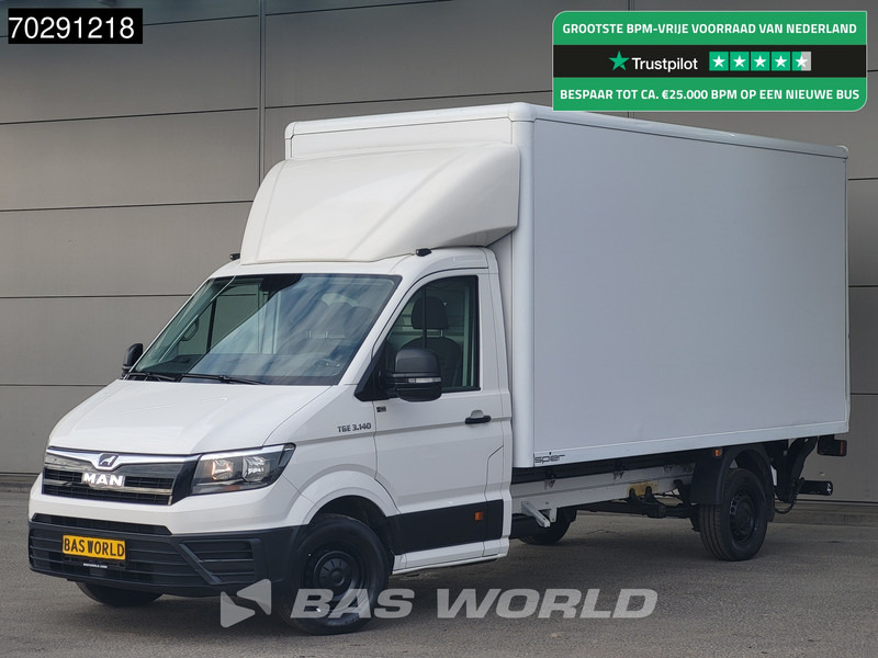 MAN TGE 3.140 Laadklep Automaat Bakwagen Airco Cruise Camera Euro6 Meubelbak Koffer 20m3 Airco Cruise control - Furgonas su krovinių dėže: foto 1 MAN TGE 3.140 Laadklep Automaat Bakwagen Airco Cruise Camera Euro6 Meubelbak Koffer 20m3 Airco Cruise control - Furgonas su krovinių dėže: foto 1