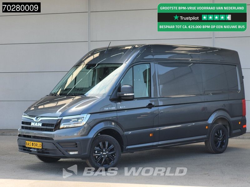 MAN TGE 3.180 4x4 Automaat 2025 Facelift L3H3 LED ACC Navi Airco Cruise Camera Parkeersensoren L2H2 Allrad 4WD 12m3 Airco - Krovininis mikroautobusas: foto 1 MAN TGE 3.180 4x4 Automaat 2025 Facelift L3H3 LED ACC Navi Airco Cruise Camera Parkeersensoren L2H2 Allrad 4WD 12m3 Airco - Krovininis mikroautobusas: foto 1