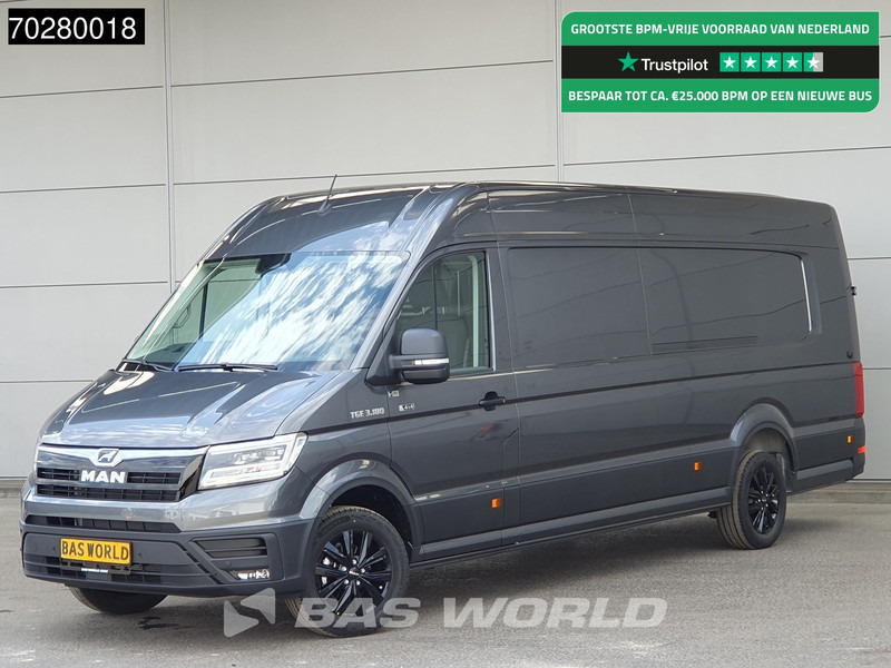 MAN TGE 3.180 4x4 Automaat L5H3 LED ACC Navi Airco Camera Parkeersensoren Euro6 L5 Allrad 4WD 17m3 Airco - Krovininis mikroautobusas: foto 1 MAN TGE 3.180 4x4 Automaat L5H3 LED ACC Navi Airco Camera Parkeersensoren Euro6 L5 Allrad 4WD 17m3 Airco - Krovininis mikroautobusas: foto 1