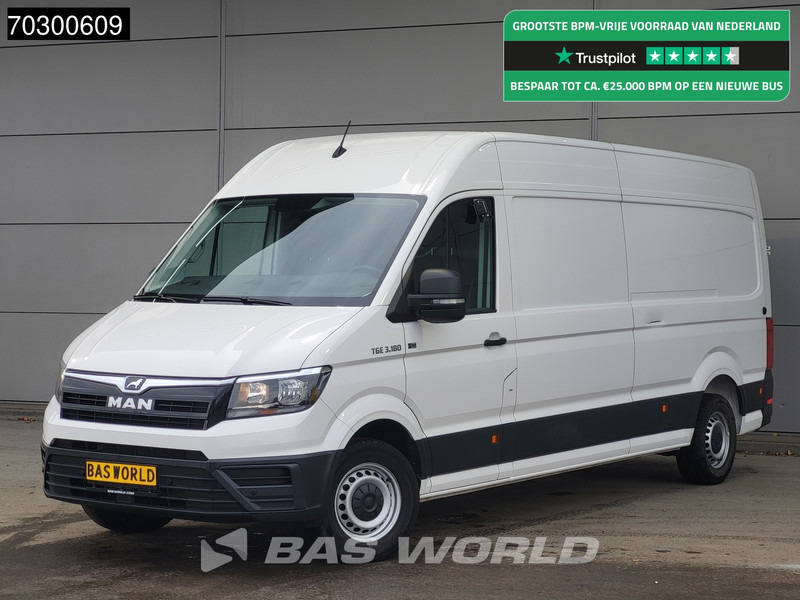 MAN TGE 3.180 Automaat 180PK L3H3 Trekhaak Airco Cruise Camera Parkeersensoren Euro6 L2H2 Airco Cruise control - Krovininis mikroautobusas: foto 1 MAN TGE 3.180 Automaat 180PK L3H3 Trekhaak Airco Cruise Camera Parkeersensoren Euro6 L2H2 Airco Cruise control - Krovininis mikroautobusas: foto 1