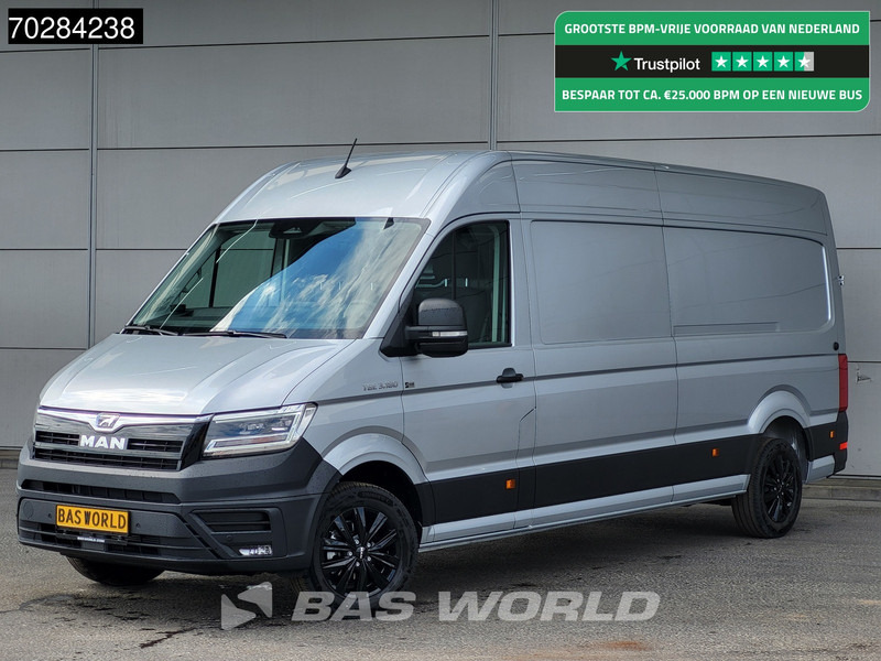 MAN TGE 3.180 Automaat 2025 Facelift L4H3 Trekhaak LED ACC Navi Airco Camera Parkeersensoren Euro6 L3H2 15m3 Airco Trekhaak - Krovininis mikroautobusas: foto 1 MAN TGE 3.180 Automaat 2025 Facelift L4H3 Trekhaak LED ACC Navi Airco Camera Parkeersensoren Euro6 L3H2 15m3 Airco Trekhaak - Krovininis mikroautobusas: foto 1